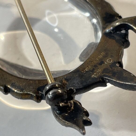 Crown Trifari Alfred Philippe Sterling Silver Jelly Belly Turtle Brooch Pin Read - Picture 16 of 16